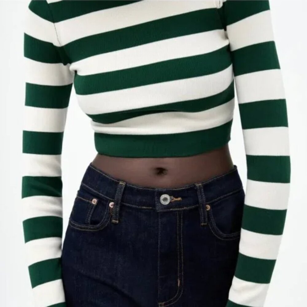 Zara Basic Rib Knit Sweater M - Picture 3 of 5